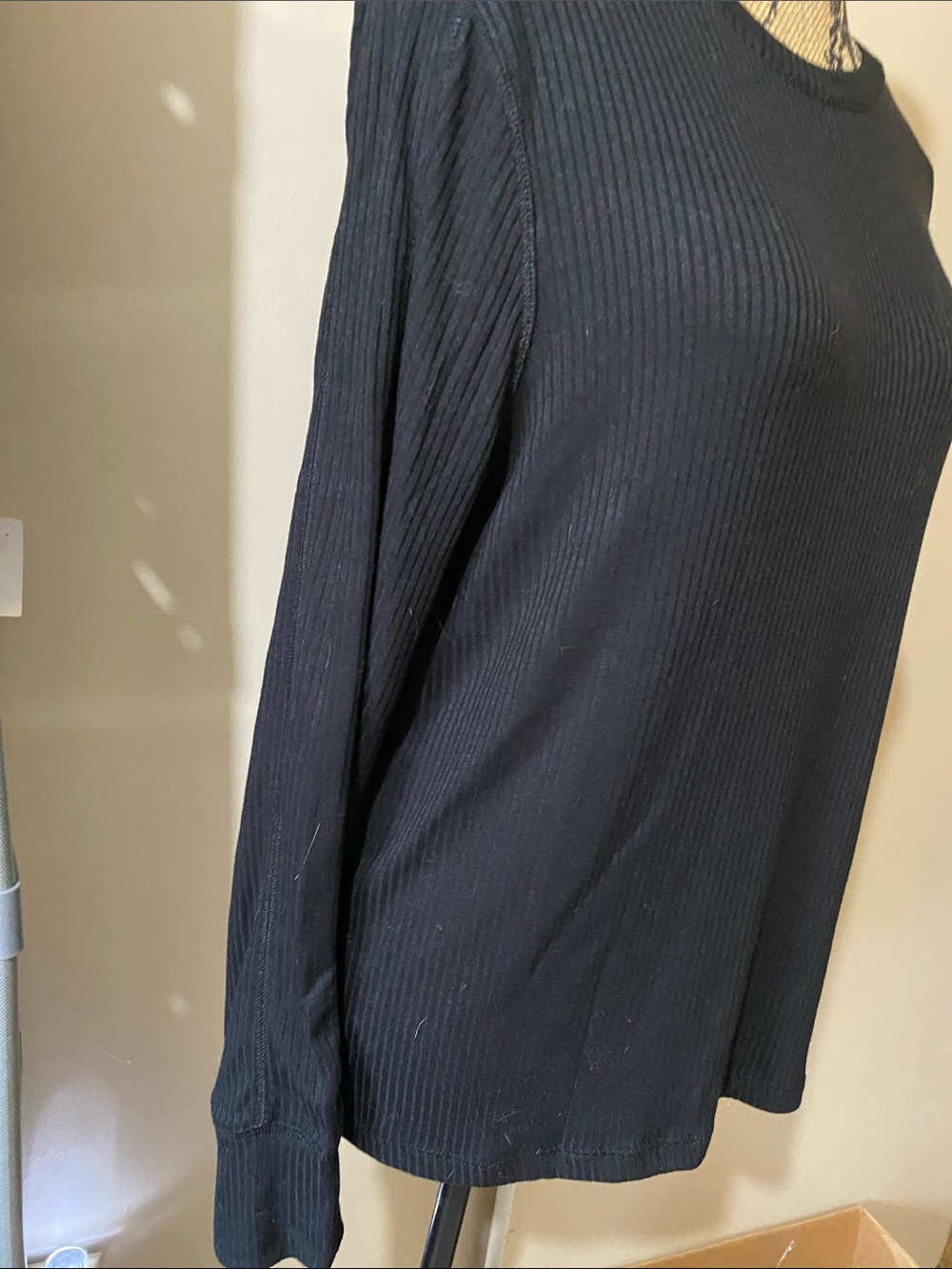 NWT MADEWELL Ribbed Long Sleeve tee shirt size women’s XXL - Picture 5 of 8